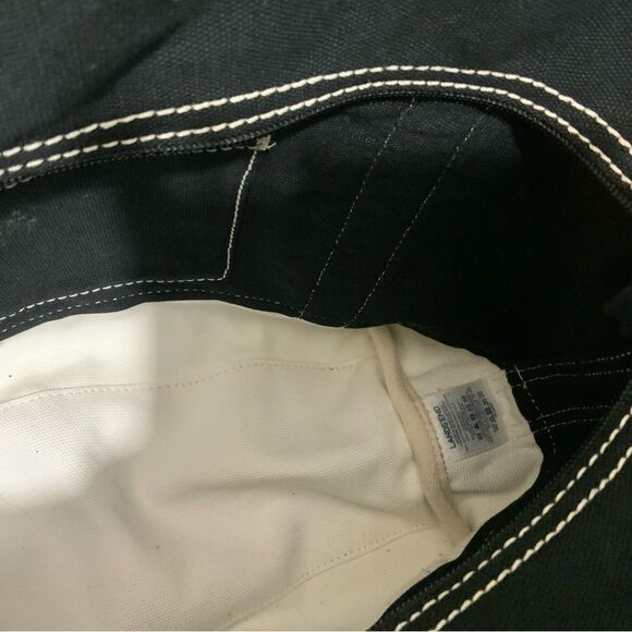 Land’s End tote simper fi stripes black white - Picture 11 of 11